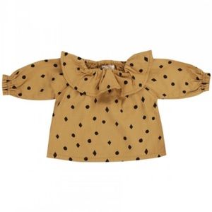 RYLEE & CRU Dots and Diamonds Circus frill top